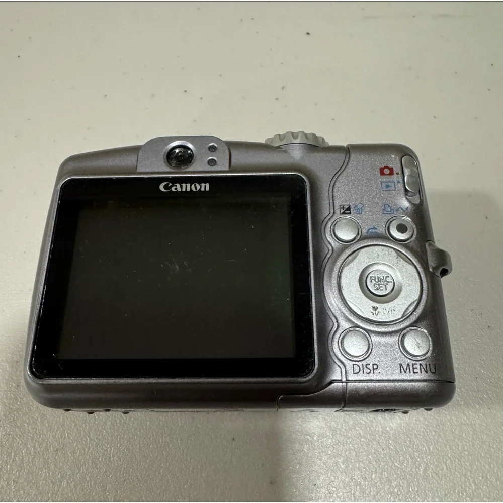 Canon PowerShot A710 IS 7.1MP Digital Camera 6x Zoom Silver Tested
